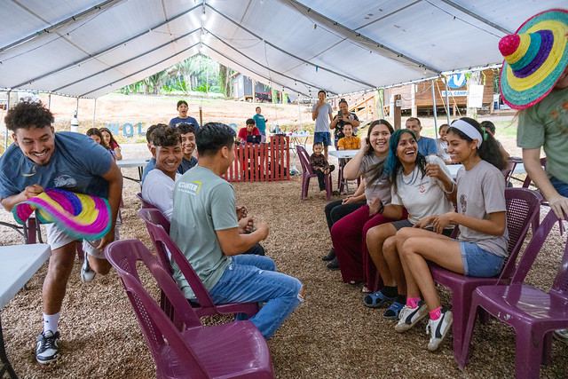 Youth Fusion group outdoors